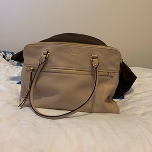 Salmon colored Kate spade bag